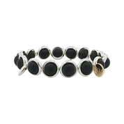 Matte Onyx Gemstone Bead Bracelet b