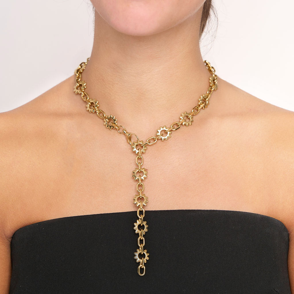 Spur Chain Link Necklace