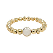 BRETT LAUREN Bracelets Angola Quartz Single Gemstone Bead Bracelet