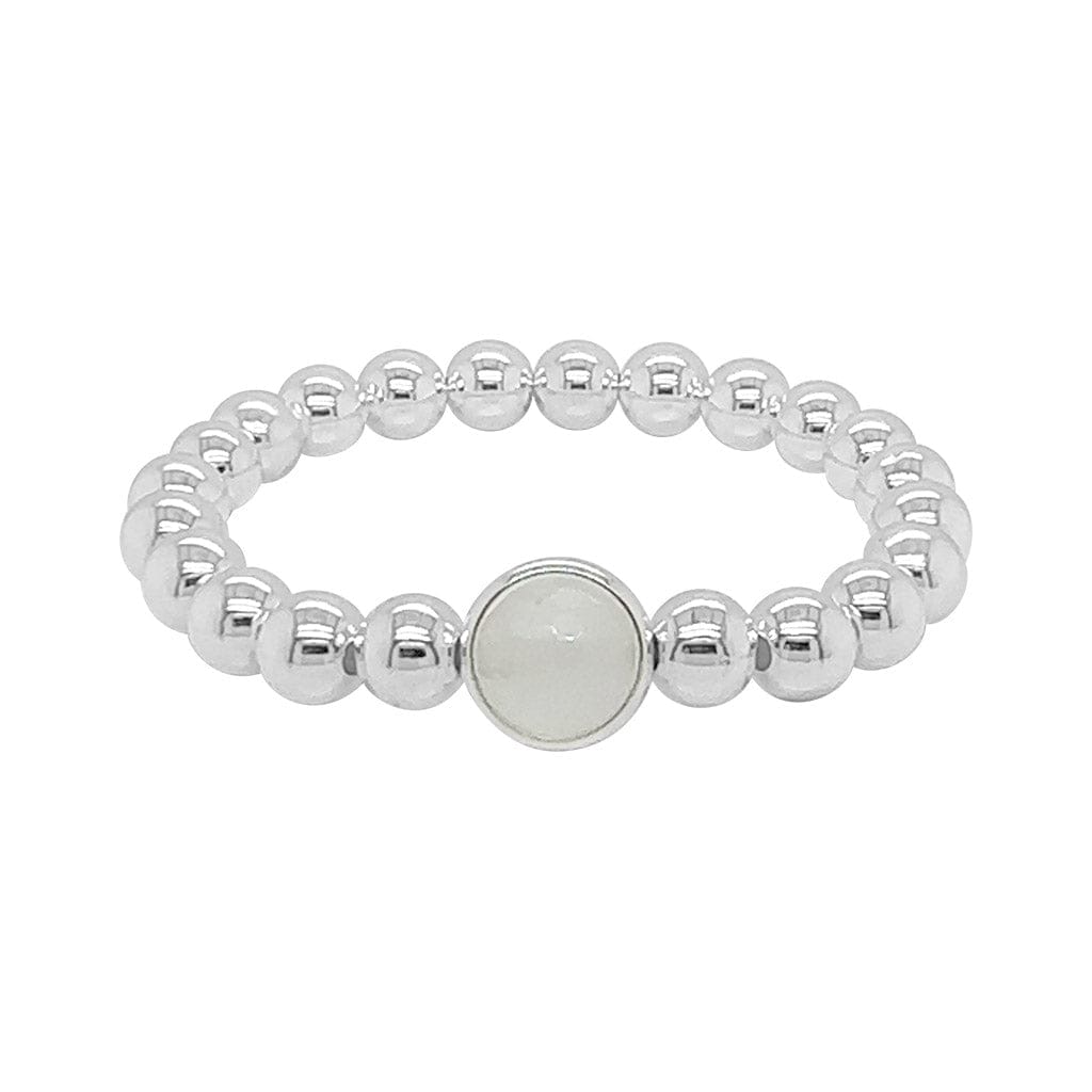 BRETT LAUREN Bracelets Angola Quartz Single Gemstone Bead Bracelet