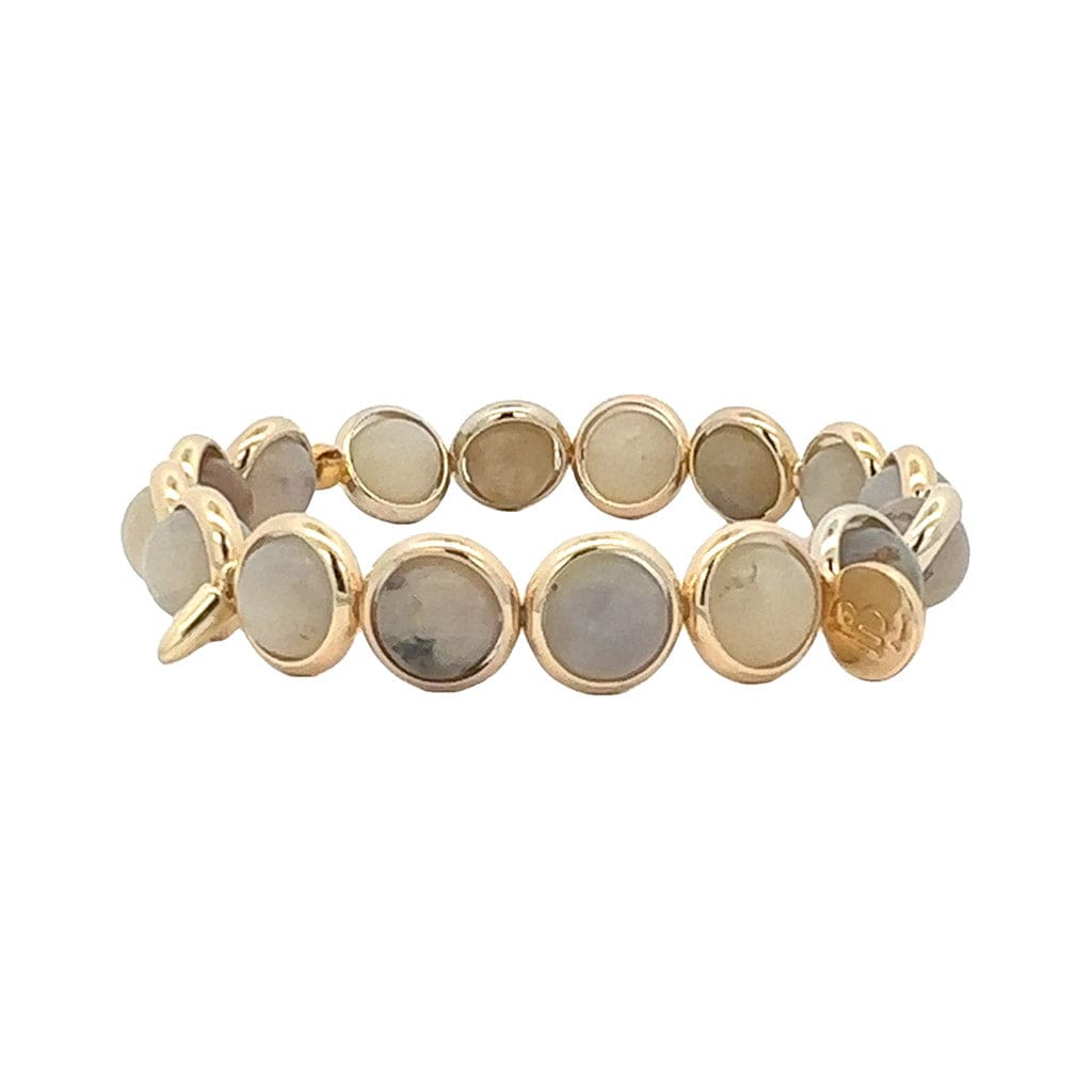 M Calcite Gemstone Bead Bracelet