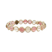 BRETT LAUREN BRACELETS Gold / S/M Cherry Amber Quartz Mini Gemstone Bead Bracelet (website only)