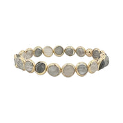 BRETT LAUREN Bracelets Gold / S/M Cloudy Quartz Mini Gemstone Bead Bracelet (website only)