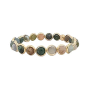 BRETT LAUREN Bracelets Gold / S/M Indian Agate Mini Gemstone Bead Bracelet (website only)