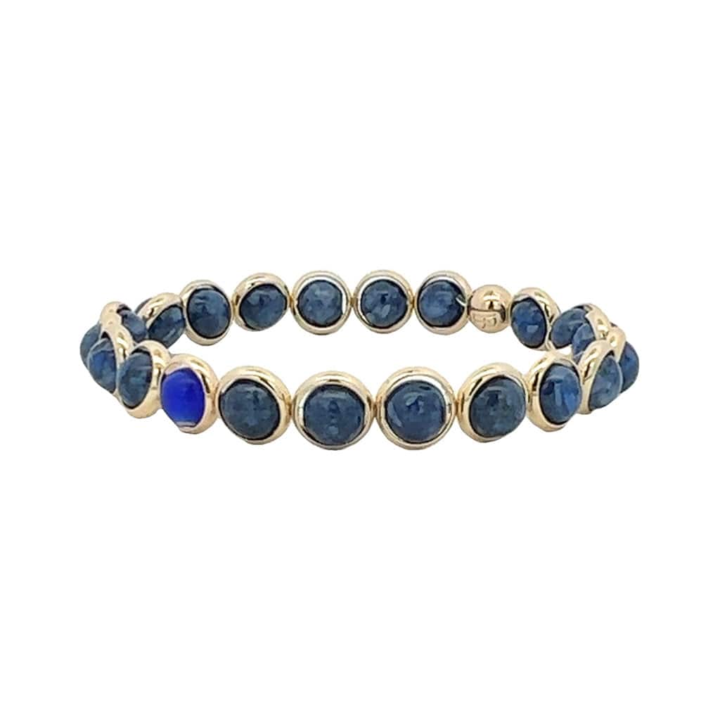 M Lapis Mini Gemstone Bead Bracelet (website only)