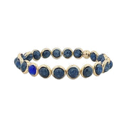 BRETT LAUREN Bracelets Gold / S/M Lapis Mini Gemstone Bead Bracelet (website only)