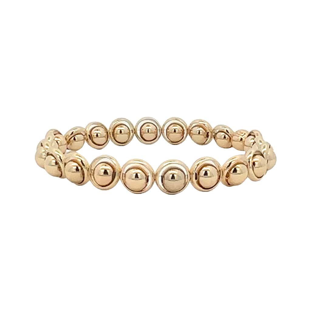 M Lyn Gold or Silver Mini Bead Bracelet (website only)