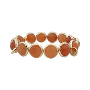 BRETT LAUREN Bracelets Gold / S/M Red Aventurine Gemstone Bead Bracelet