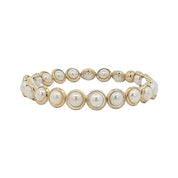 BRETT LAUREN Bracelets Gold / S/M Shell Pearl Mini Gemstone Bead Bracelet (website only)