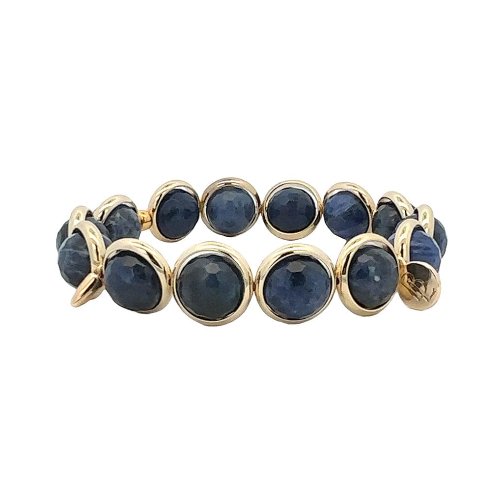 M Sodalite Gemstone Bead Bracelet