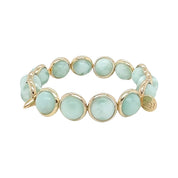 BRETT LAUREN Bracelets Green Aventurine Gemstone Bead Bracelet