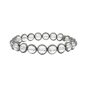 BRETT LAUREN Bracelets Gunmetal / S/M Crystal Mini Gemstone Bead Bracelet (website only)