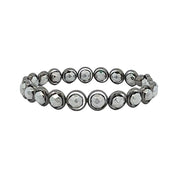 BRETT LAUREN Bracelets Gunmetal / S/M Iron Hematite Mini Gemstone Bead Bracelet (website only)