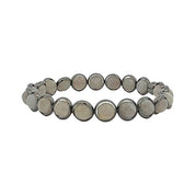 BRETT LAUREN Bracelets Gunmetal / S/M Labradorite Mini Gemstone Bead Bracelet (website only)