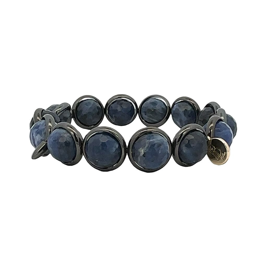 M Sodalite Gemstone Bead Bracelet