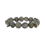 BRETT LAUREN BRACELETS Labradorite Gemstone Bead Bracelet 8 mm