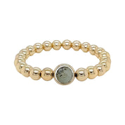 BRETT LAUREN Bracelets Labradorite Single Gemstone Bead Bracelet