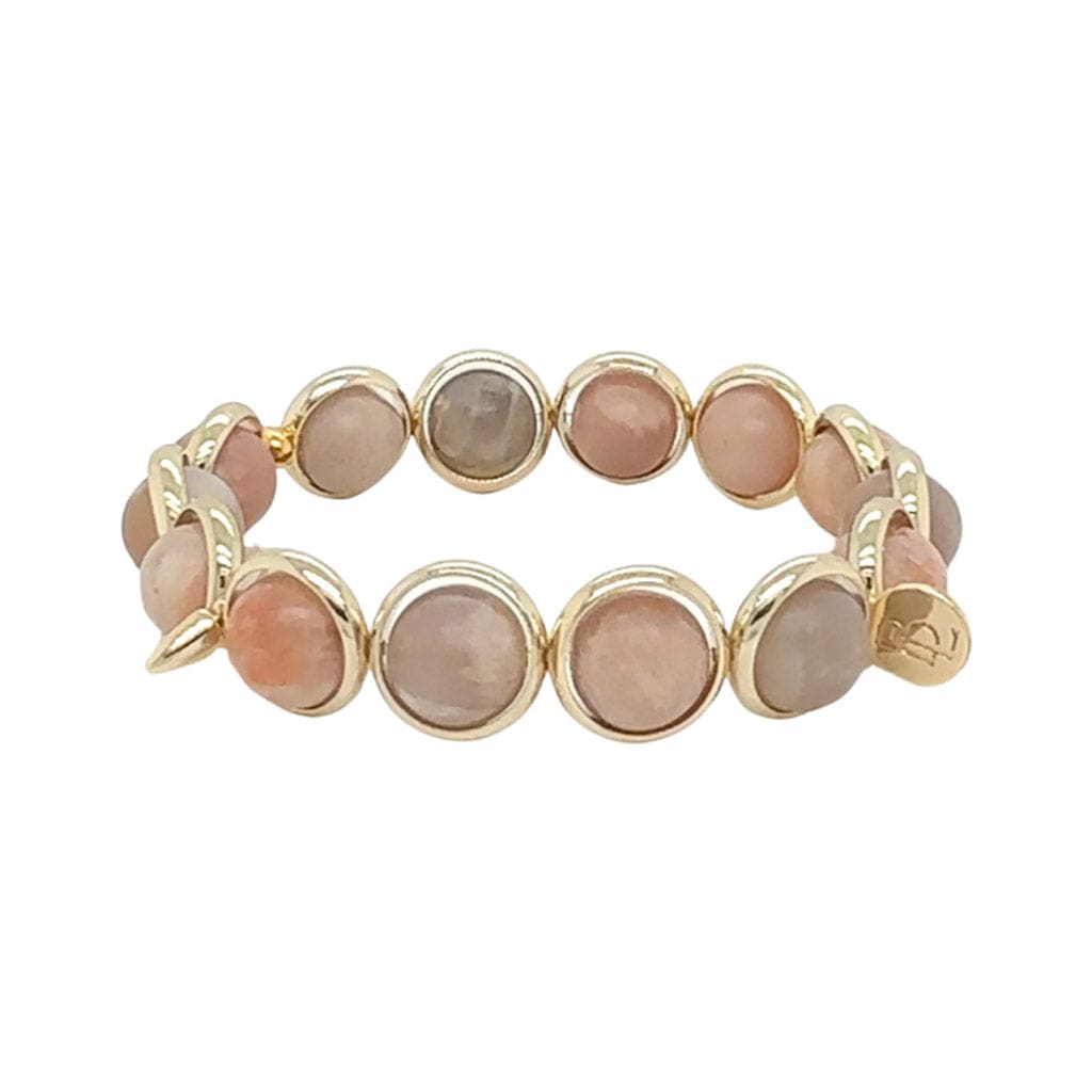 BRETT LAUREN Bracelets Matte Sunstone Gemstone Bead Bracelet