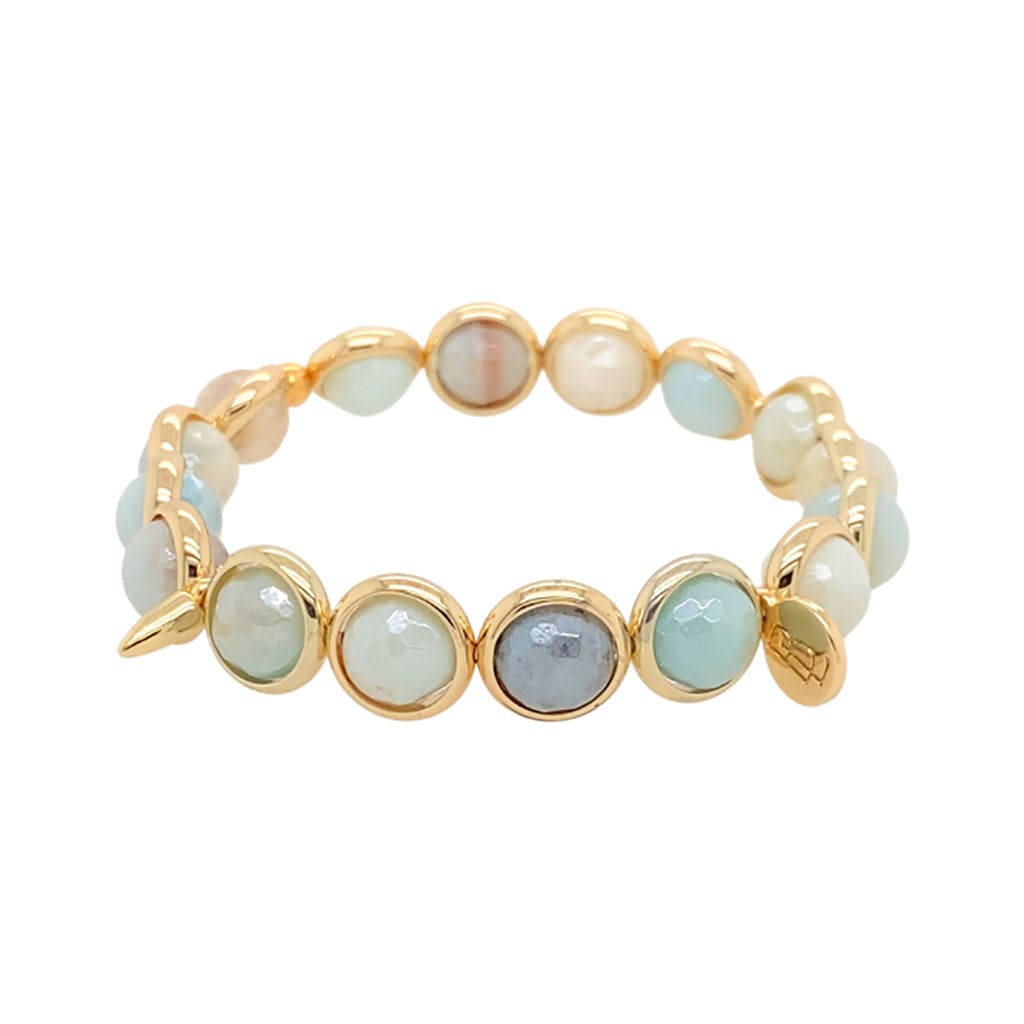 BRETT LAUREN Bracelets Mystic Amazonite Gemstone Bead Bracelet