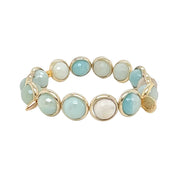 BRETT LAUREN Bracelets Mystic Amazonite Gemstone Bead Bracelet