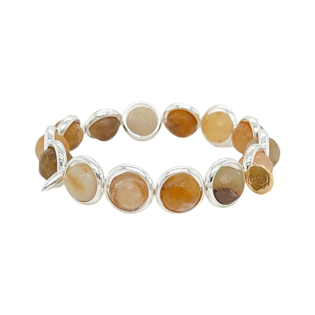 BRETT LAUREN Bracelets Raw Citrine Gemstone Bead Bracelet