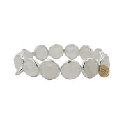 BRETT LAUREN Bracelets Silver / S/M Angola Quartz Gemstone Bead Bracelet