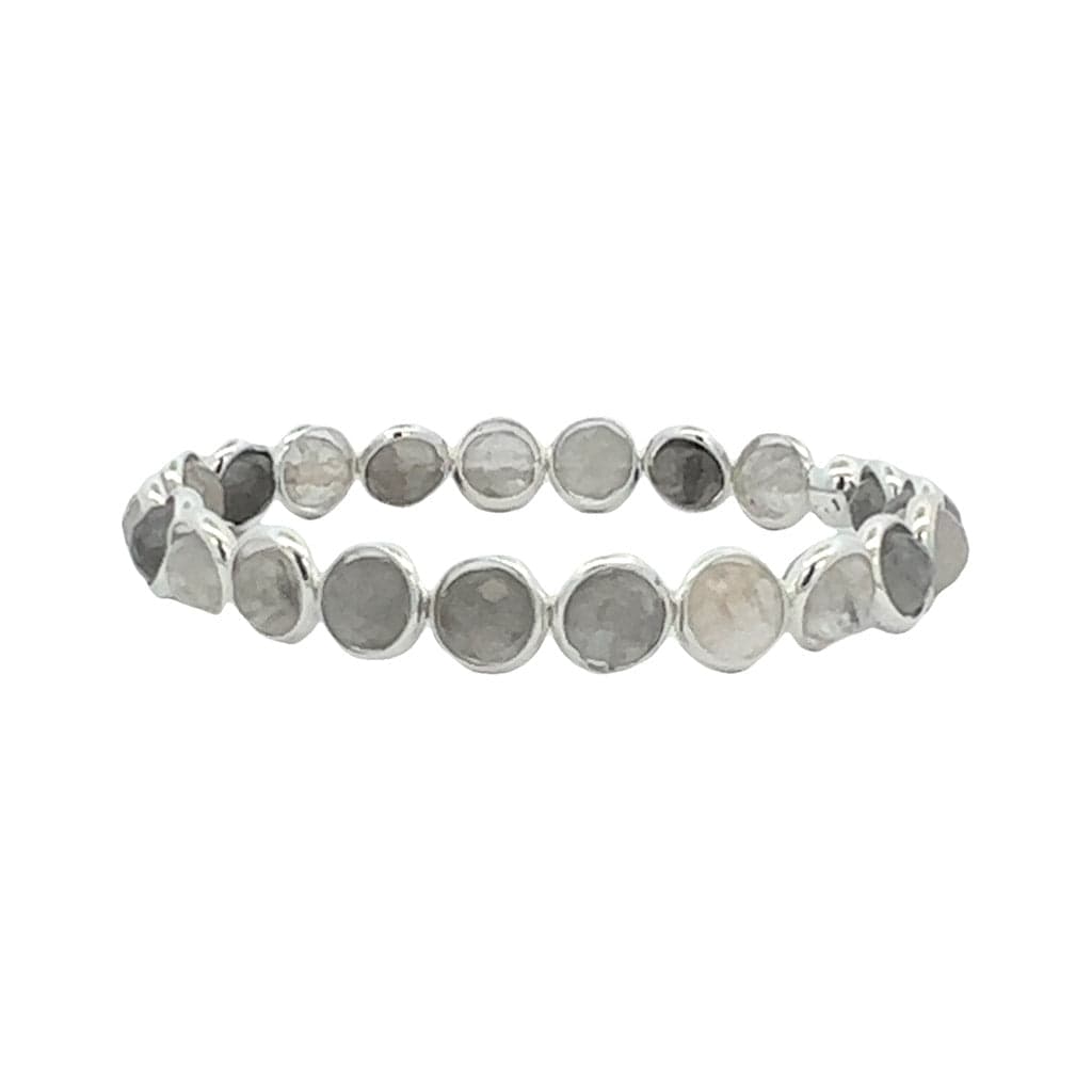 BRETT LAUREN Bracelets Silver / S/M Cloudy Quartz Mini Gemstone Bead Bracelet (website only)