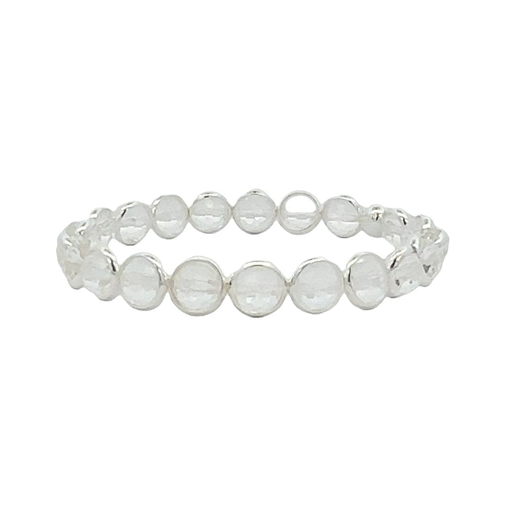 BRETT LAUREN Bracelets Silver / S/M Crystal Mini Gemstone Bead Bracelet (website only)