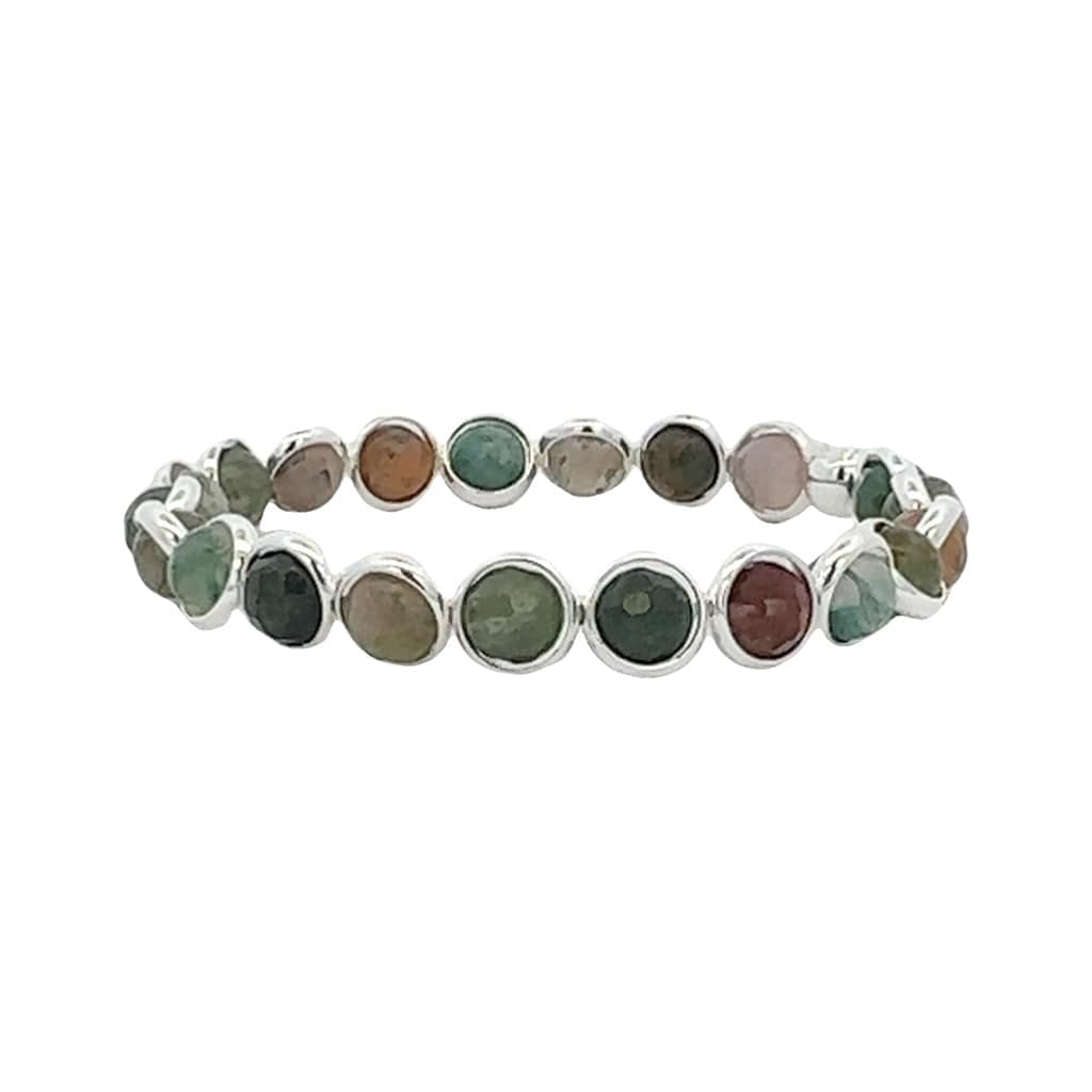 M Indian Agate Mini Gemstone Bead Bracelet (website only)