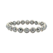 BRETT LAUREN Bracelets Silver / S/M Iron Hematite Mini Gemstone Bead Bracelet (website only)