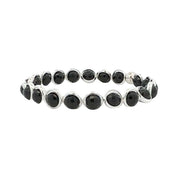 BRETT LAUREN Bracelets Silver / S/M Onyx Mini Gemstone Bead Bracelet (website only)