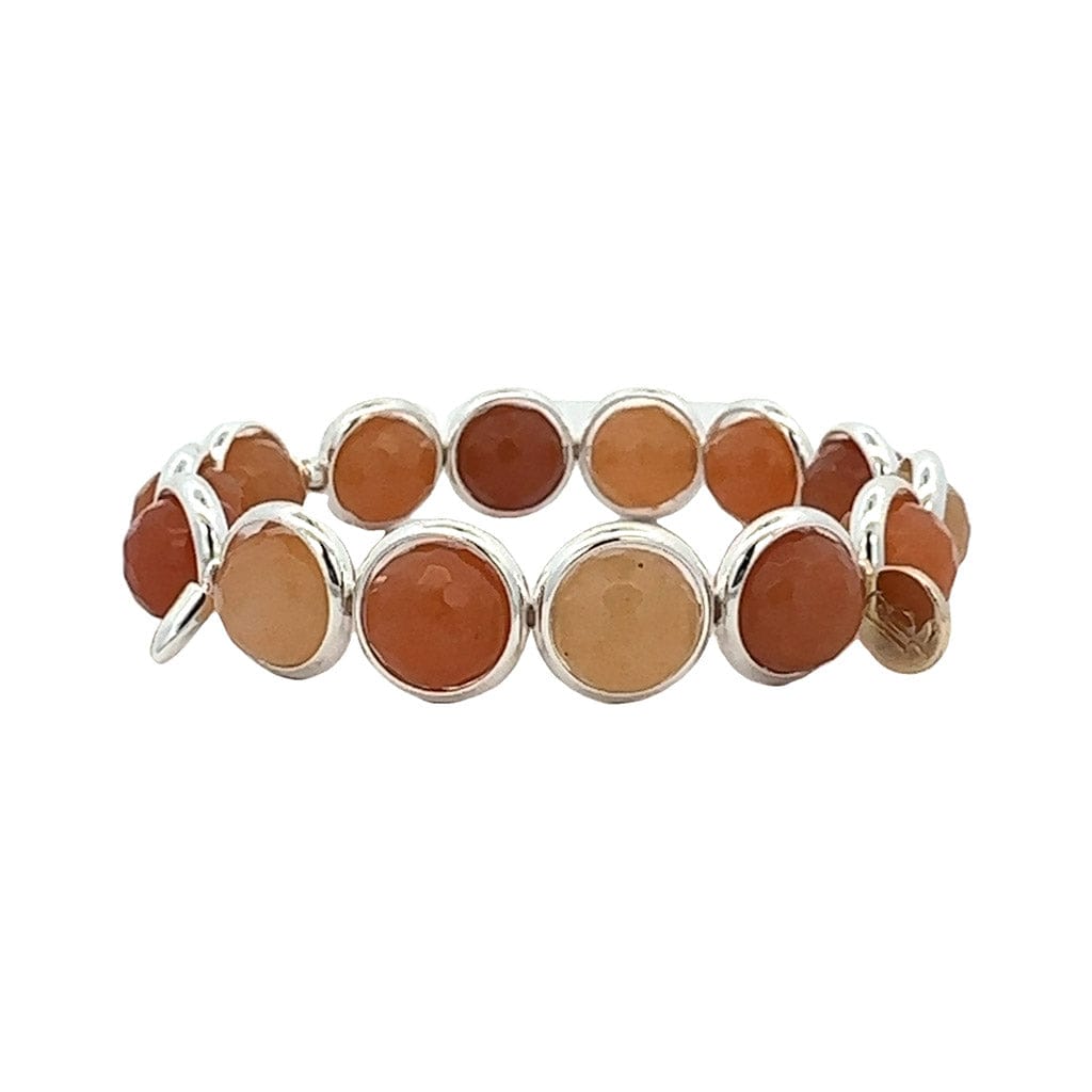 M Red Aventurine Gemstone Bead Bracelet