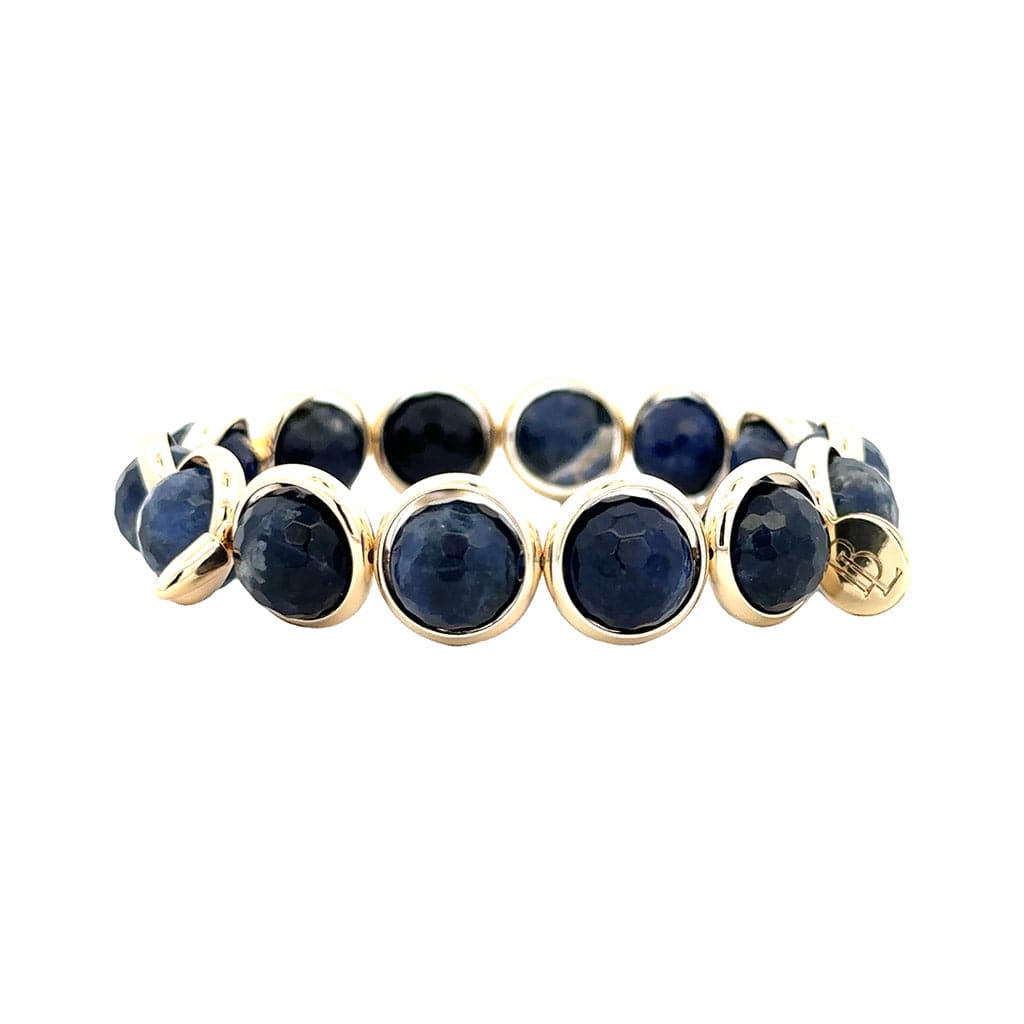 BRETT LAUREN Bracelets Sodalite Gemstone Bead Bracelet 10 mm