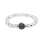 BRETT LAUREN Bracelets Sodalite Single Gemstone Bead Bracelet