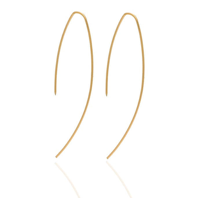 BRETT LAUREN Earrings Wishbone Gold-filled Earrings