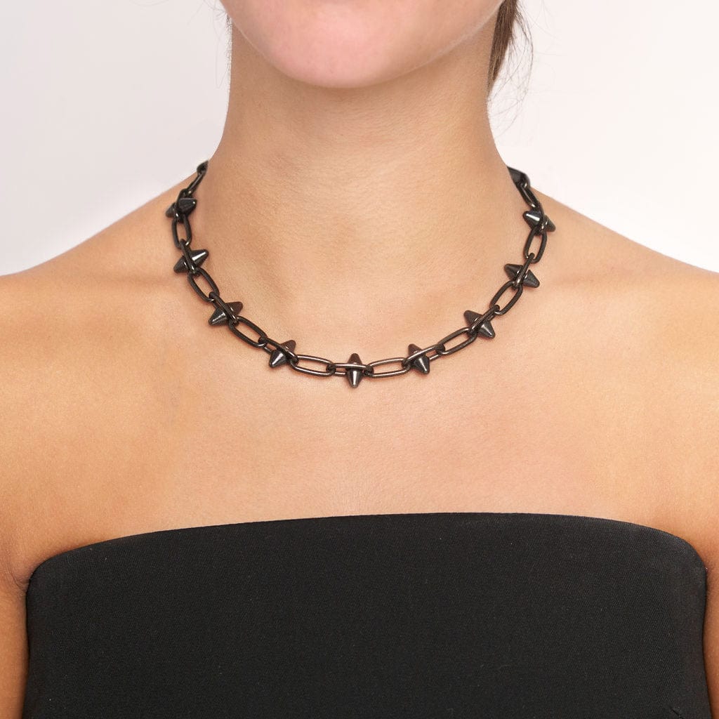 BRETT LAUREN Necklaces Spike Chain Link Necklace